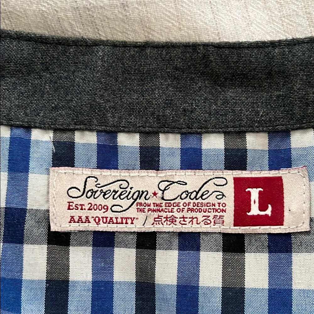 Gray Button-Up Vest - Picture 2 of 2